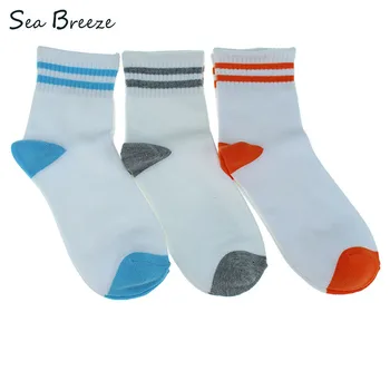 

Sea Breeze Brand Free shipping 3 Pairs High Quality cotton new style soft multicolor short socks women men casual couple socks