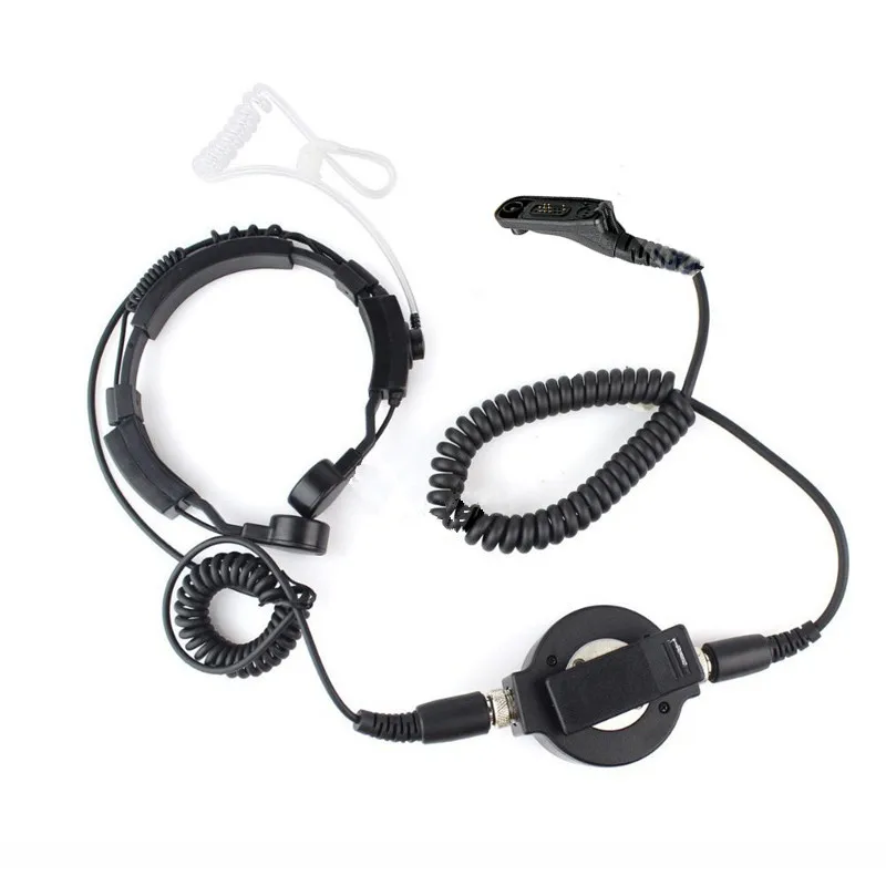 

Grande rotonda PTT impermeabile catetere auricolare for motorola xpr6550 xirp8268 dp3400 dgp4150 xbr6300 walkie talkie