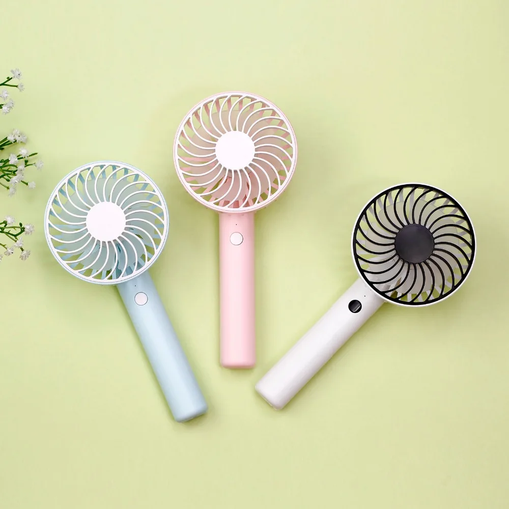 

Creative 180 Degree Rotating Fan Summer Battery Operated Handheld Fan With 3 Speed Adjustable Rechargeable USB Portable Fans