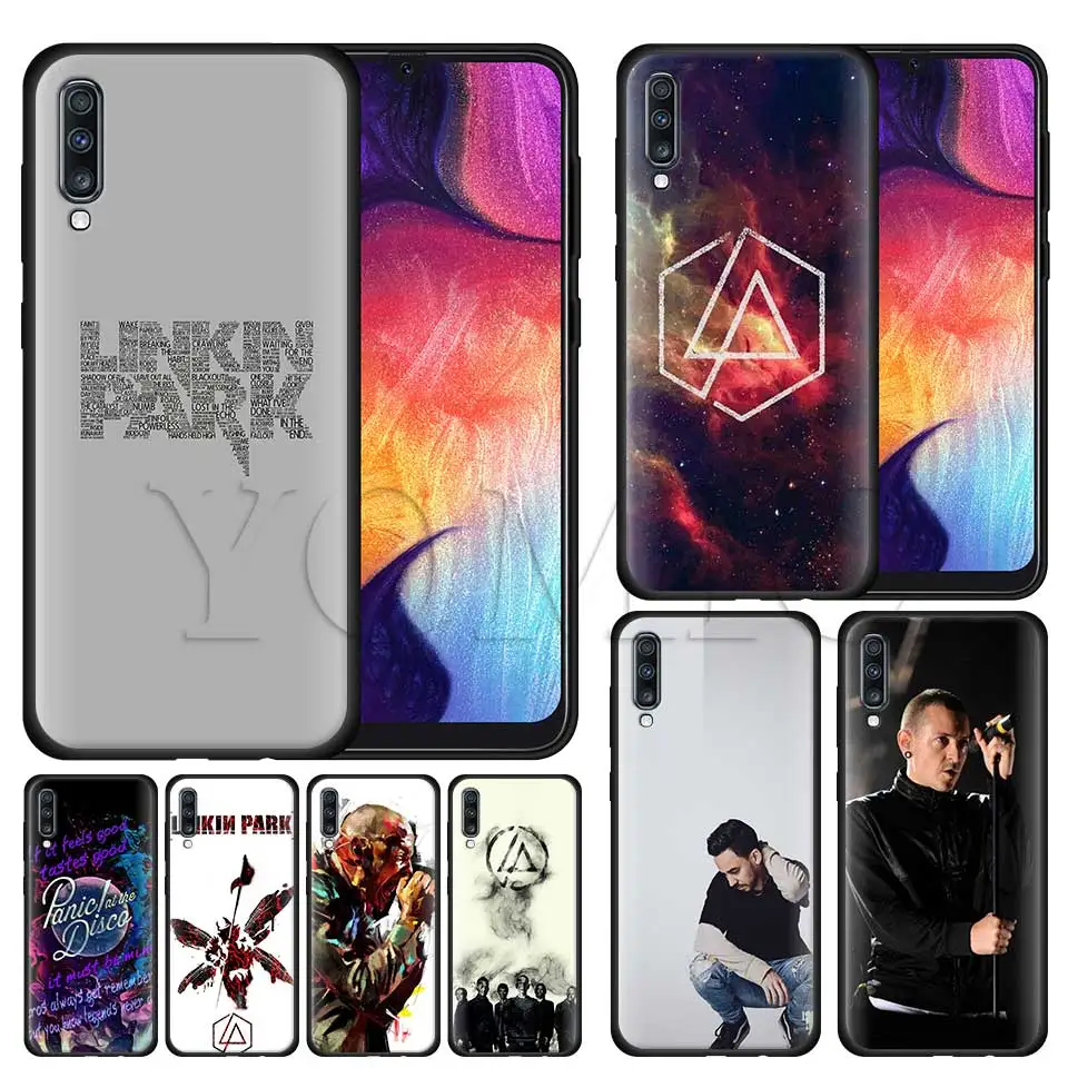 

Linkin Park Rock Band Silicone Soft Case for Samsung Galaxy A50 A40 A70 A30 A20 A80 A6 A7 A8 Plus A9 2018 Black Case Coque