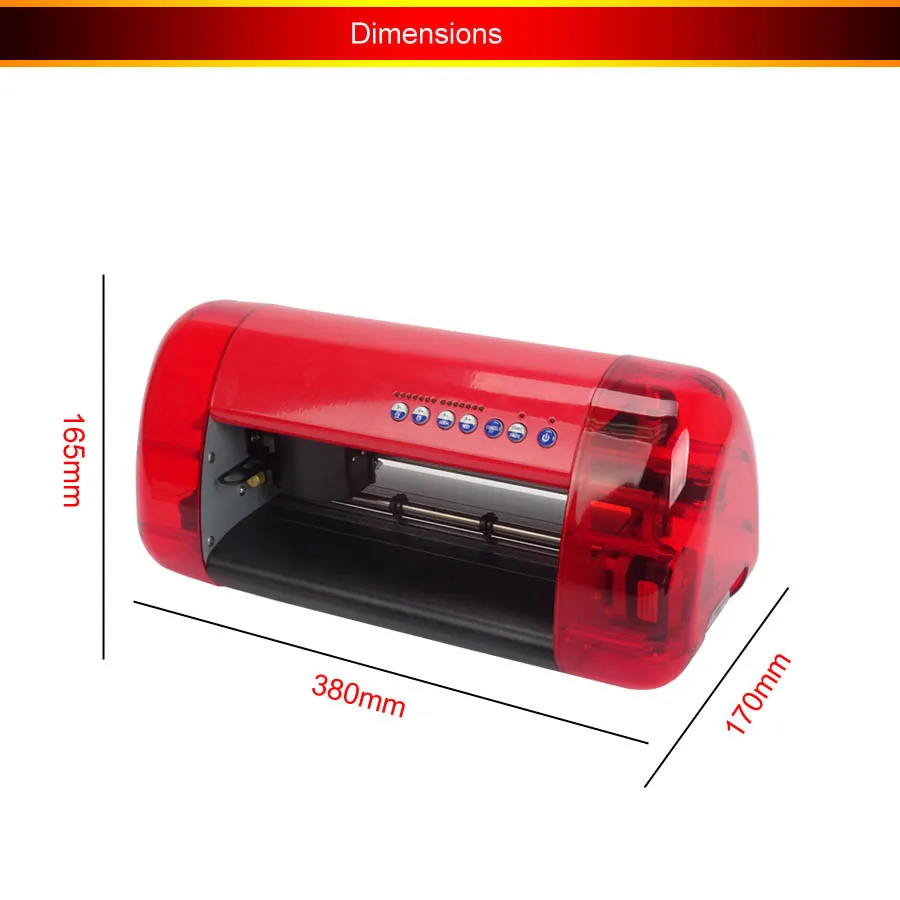 1 шт. мини виниловый резак Cutok DC240, PU ПВХ A4 размер мини настольный портативный режущий плоттер