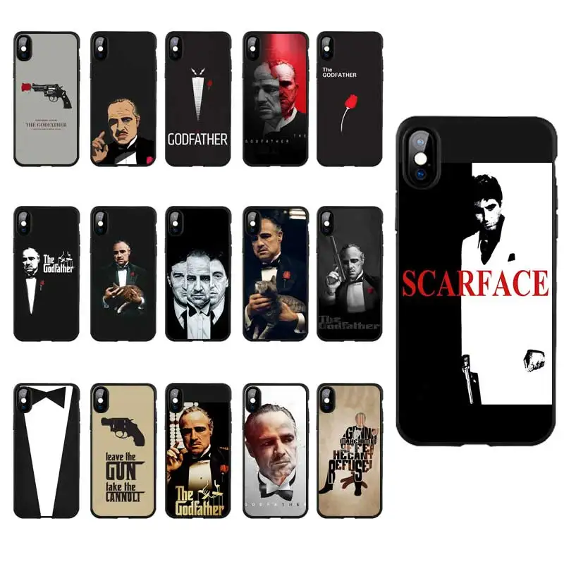 M151 Godfather Marlon Brando Черный силиконовый чехол для Apple iPhone 11 Pro XR XS Max X 8 7 6 6S Plus 5 5S 5G SE |