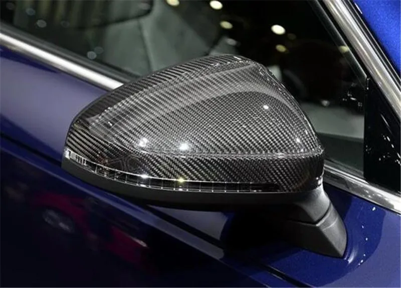 Estilo de Substituição para Audi Lateral de Fibra de Carbono a4 a5 a6 s5 s3 q3 b8 B8.5 b9 a4 s4 a5 s5 Rs5 2008 up Vista Traseira Espelho Tampas 17 a6 s5 s3 q3 b8 b8.5 b9