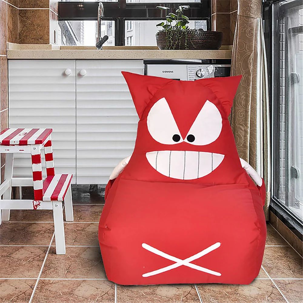 buy Fancytrader Lazy Cow BeanBag Novelty Toys for Children Particle Filling Cute Cow Chair Sofa Doll for Kids 5 Colors 2 Sizes