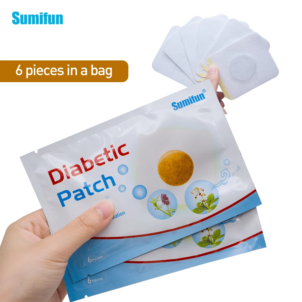 

Sumifun 12Pcs/2Bags Diabetic Patch Chinese Natural Herbal Cure Blood Glucose Treatment Sugar Balance D1788
