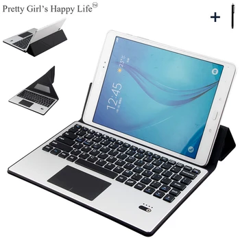 

For Huawei 9/10 inch Tablet Universal Bluetooth Keyboard Case For ASUS Lenovo 10'' Tablet Flip Leather Stand Cover+Stylus