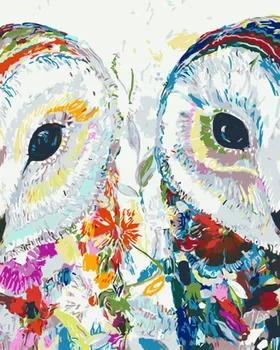 

Frameless painting by numbers paint by number for home decor PBN for living room 4050 lovely mouse