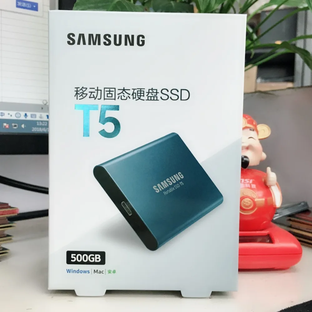 Samsung PC portátil SSD T5 250GB 500GB 250G 500G externo unidades de estado sólido SSD USB 3,1 - 1