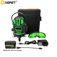 XEAST XE-11A 5 line 6 point Green laser level meter 360 degree laser level with outdoor mode tilt mode Self Leveling
