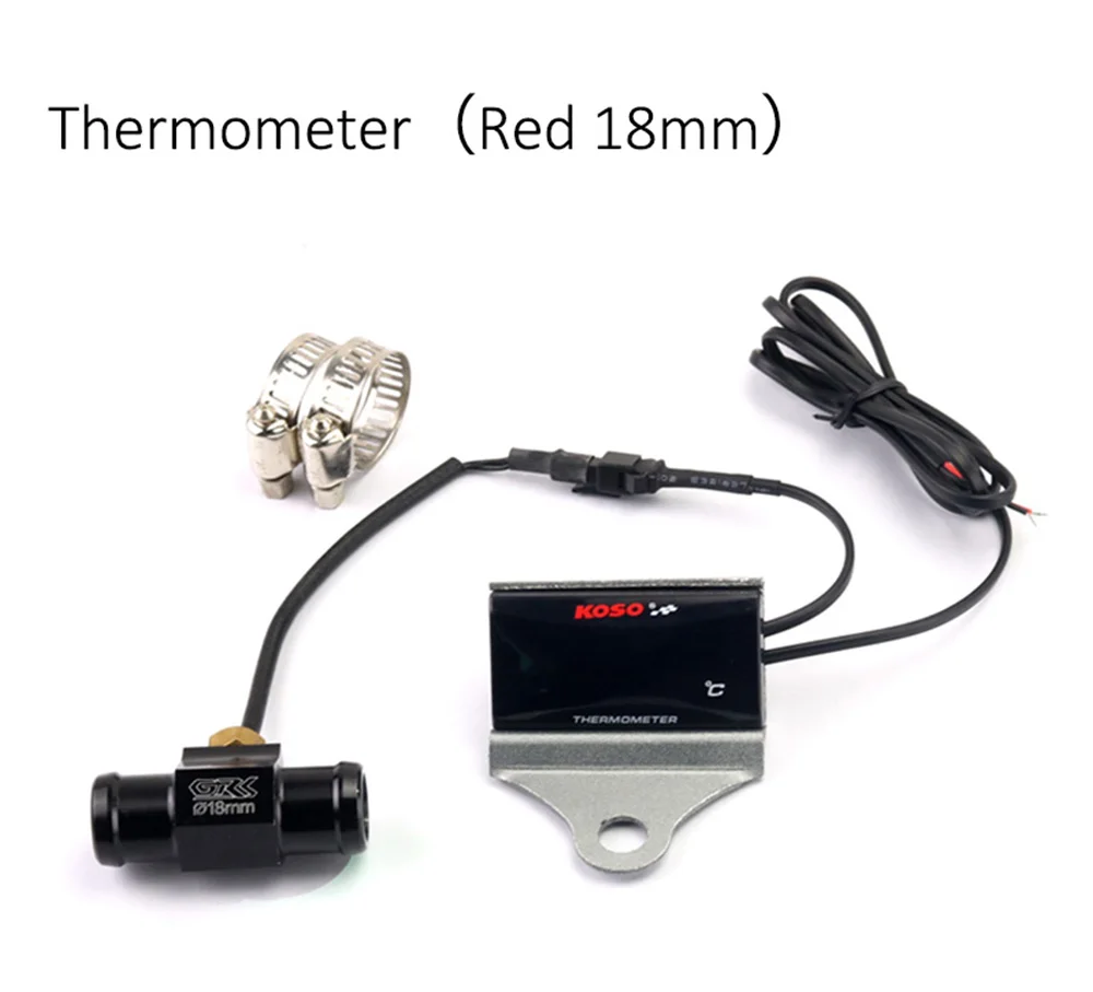 Мотоцикл 12 в цифровой термометр Мото Светодиодный двигатель температура воды инструмент для yamaha honda suzuki KTM BWM Kawasaki Ducati