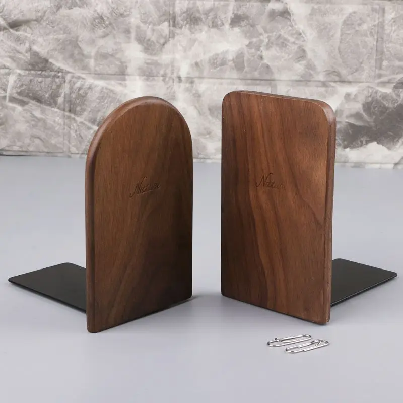 muso wood Sapele Bookends,Pack of 2 Pairs,7.1x4.7,Wooden Book End for Shelves,Office Desk Book Stand muso wood Sapele Bookends,Pack of 2 Pairs,7.1x4.7,Wooden Book End for Shelves,Office Desk Book Stand