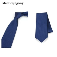 Mantieqingway 8 см Модный Полосатый мужской галстук деловой Одноцветный галстук для мужчин Свадебный горошек галстук Повседневная Gravatas формальный Corbatas