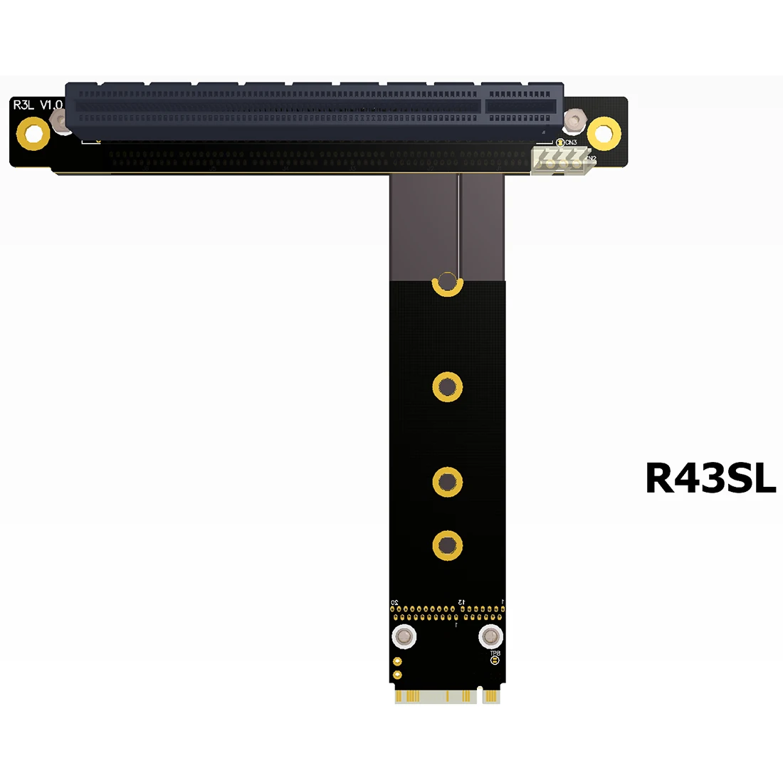 Переходная карта PCI E 3 0 32G/bps M.2 для NGFF NVMe к PCIe x16 Удлинительный кабель SATA питания BTC