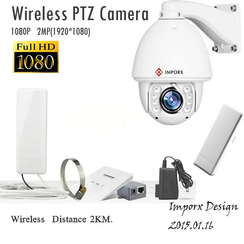 Wireless PTZ Dome IP Camera Outdoor 1080P HD 20X Zoom CCTV Security Video Network Surveillance Wifi | Безопасность и защита