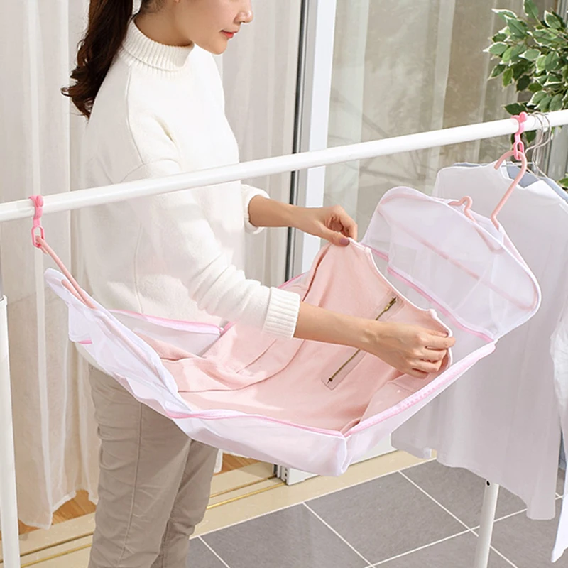 

Anti-deformation Ping Tan drying network washing machine net bag washing bag long sweater laundry net bag Windproof Laundry65333
