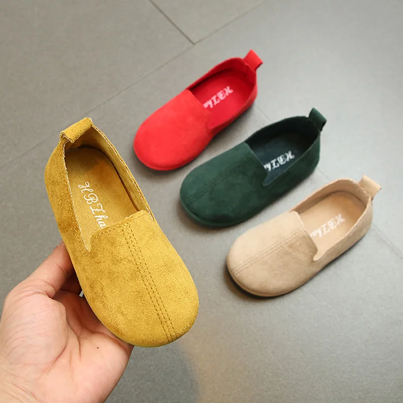 

Children Shoes Candy Color Kids Shoes Boys & Girls Loafers Slip on Flat Shoes 1-6 Year Old Baby Sneakers Spring Summer MCH012