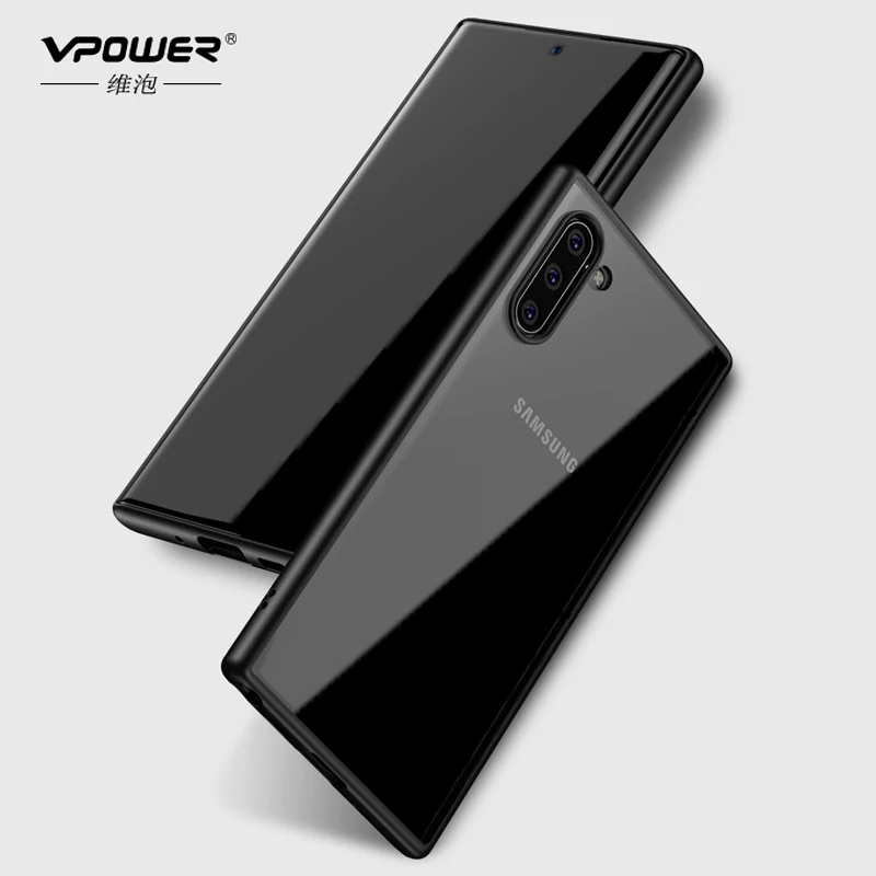 Чехол для Samsung Galaxy Note 10 чехол Note10 Plus ультратонкий прозрачный пластиковый +