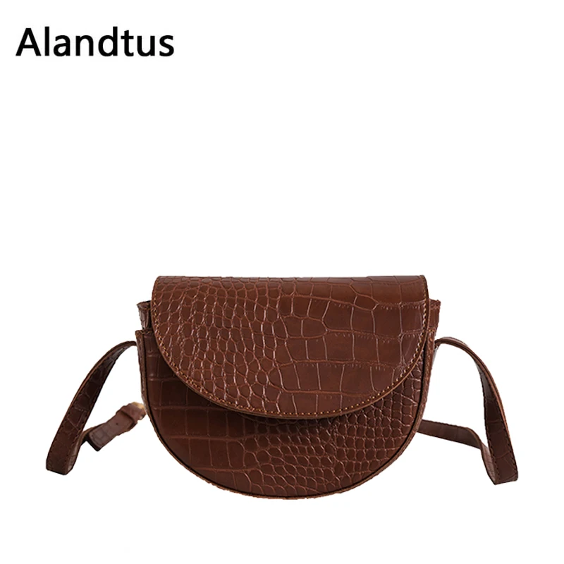 Alandtus сумки через плечо для женщин сумки-мессенджеры винтажные кожаная женская