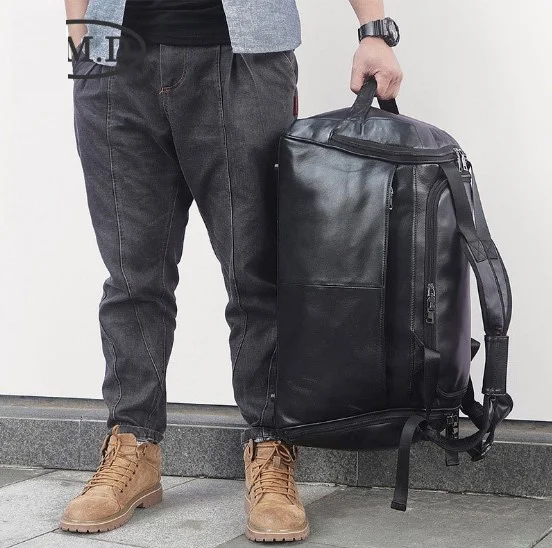 18 \Man Zwarte Koe Lederen Reizen Plunjezak Mannelijke Business Grote Capaciteit Laptop Tote Weekend Tassen Man Merk Schouder tas 18 \Man Zwarte Koe Lederen Reizen Plunjezak Mannelijke Business Grote Capaciteit Laptop Tote Weekend Tassen Man Merk Schouder tas