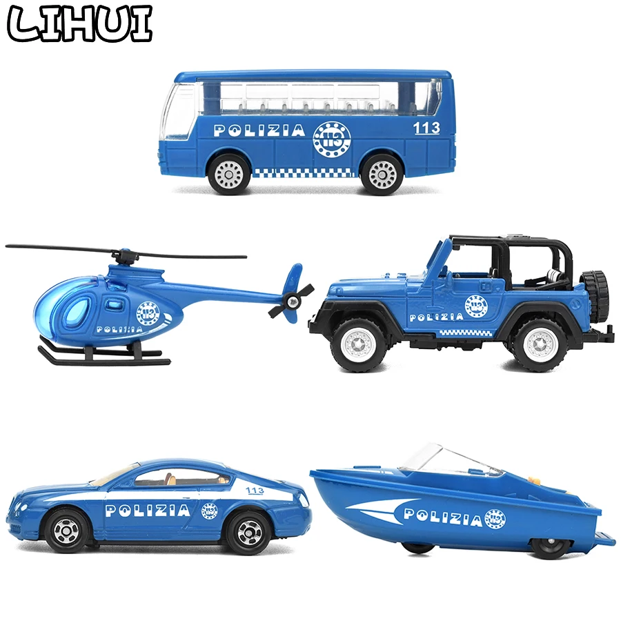 5 стилей детские игрушки литые под давлением полицейские машины Мини Сплав игрушечные модели автомобилей для детей Cop Glide автомобиль грузовик классическая игрушка подарок для мальчиков