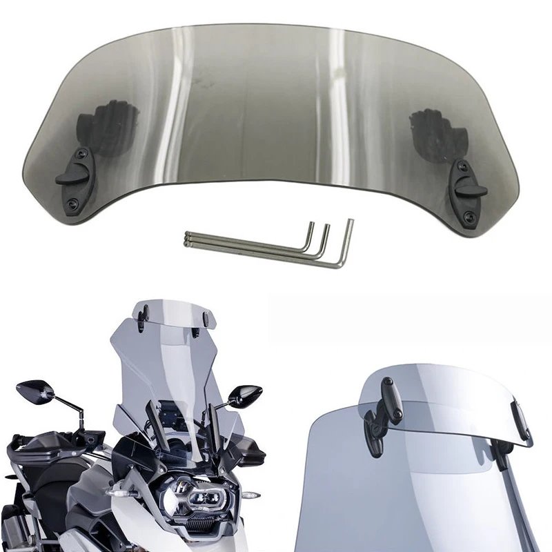 

Risen Adjustable WindScreen Windshield Spoiler For Triumph Tiger 800 955 1050 Aprilia KTM Victory Scooter YZ8 XL1000 R1600 VFR