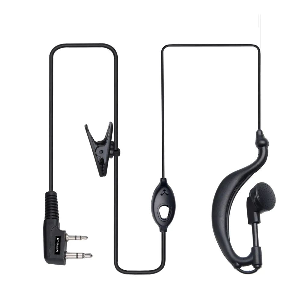 Walkie Talkie Headset baofeng Frequency Portable Handheld Radio Headset Triangle Clip Headset NKTECH NK-H4 For UV6R UV5R BF777S 