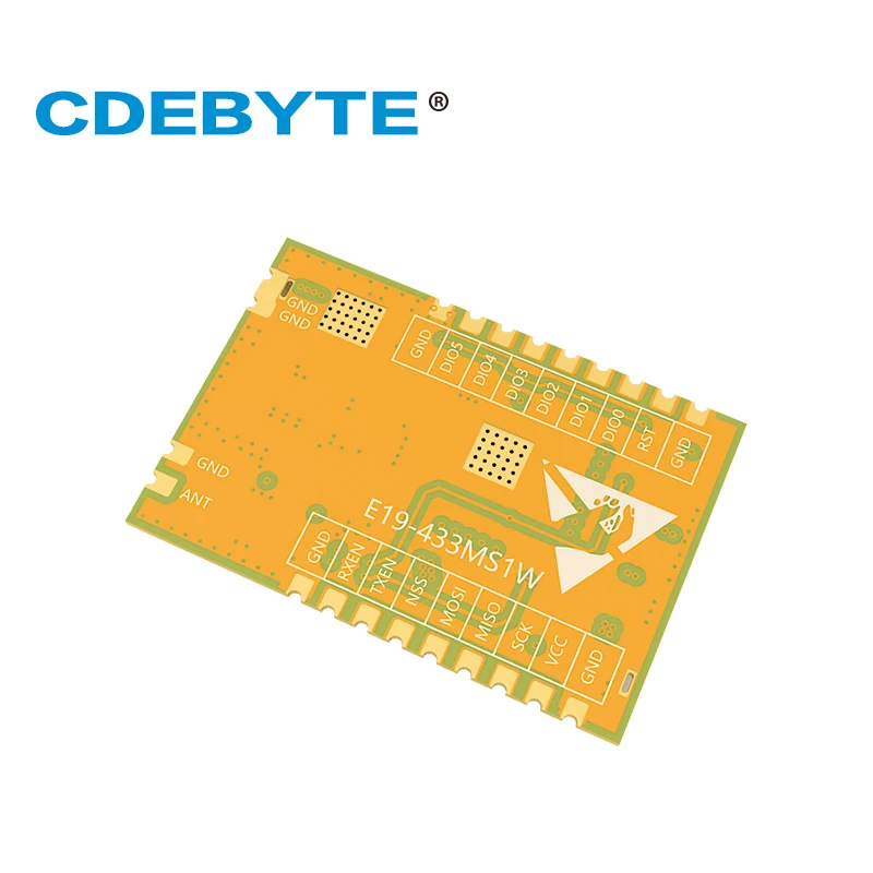 E19-433M30S Lora Long Range SPI SX1278 433 МГц 1 Вт штамп антенна отверстия IoT uhf беспроводной приемопередатчик приемник модуль