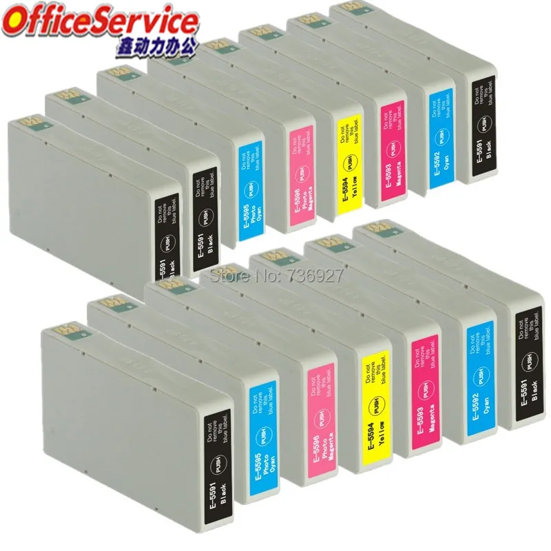 15X Compatible Ink Cartridge T5591 T5592 T5593 T5594 T5595 T5596 For