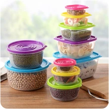 5 шт./компл. многоцелевой пластиковый кухонный Органайзер коробка для хранения контейнеры для холодильника пищевой контейнер кухонный ящик для хранения