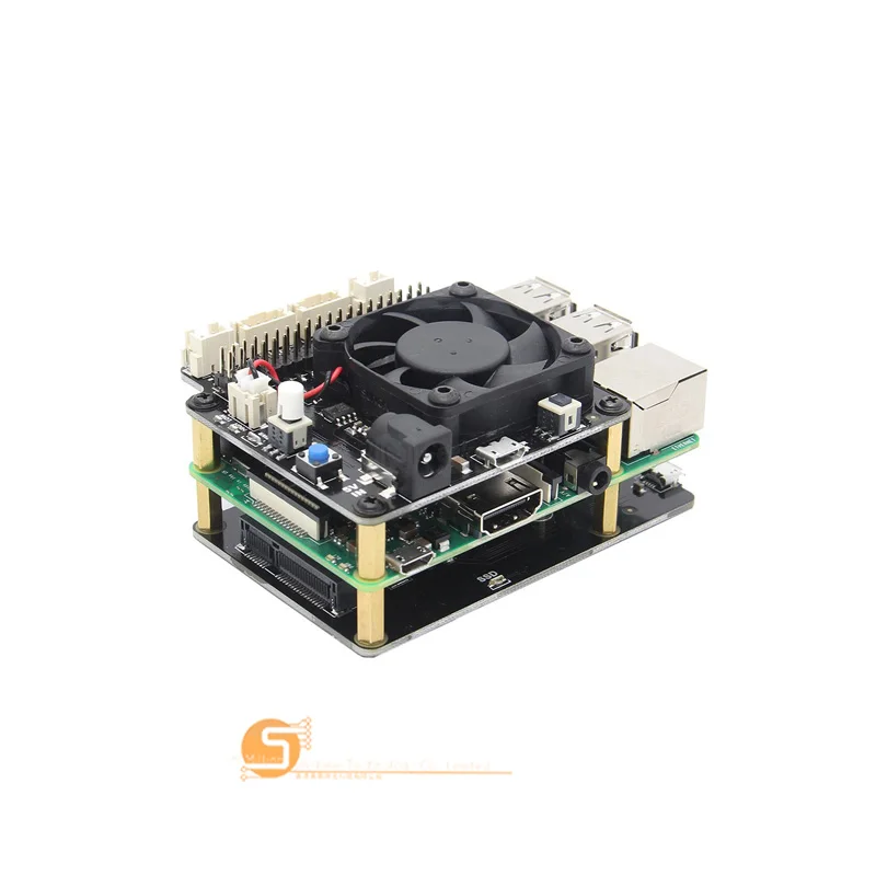 Raspberry Pi X735 gestión de potencia y de refrigeration automatica placa de expansión On desconexión seguros para Raspberry Pi