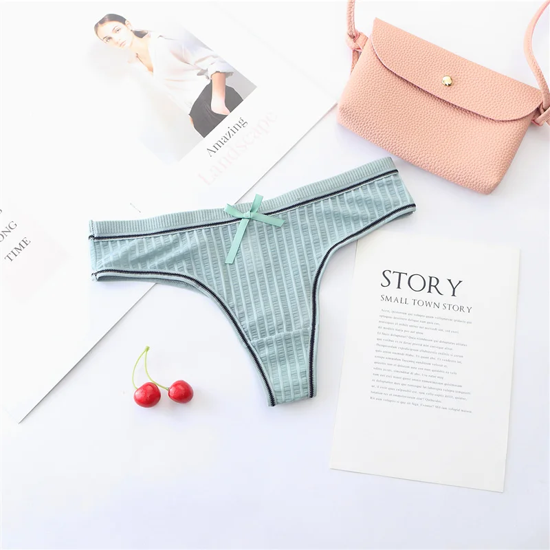 Breathable Women Briefs Womens Low Rise Cute Underwear Plus Size Panties Women Soft Cotton Crotch Panties Thong For Women 29 (13)
