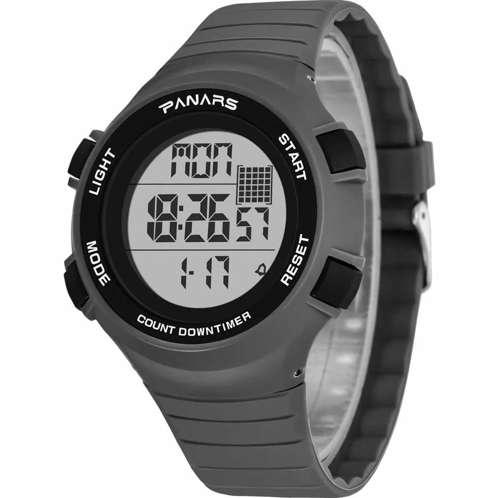 Sports Watches Chronos Countdown LED Digital Wrist Watch Multi Function Waterproof Luminous Outdoor Men's Watch Clock Montre Sports Watches Chronos Countdown LED Digital Wrist Watch Multi Function Waterproof Luminous Outdoor Men's Watch Clock Montre