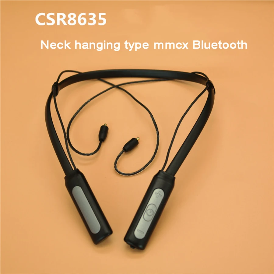 

Neck Hanging MMCX Bluetooth Cable for Shure SE215 SE535 SE846 UE900 W10 W40 Earphone Headset CSR8635 Chip Upgrade Wire with Mic