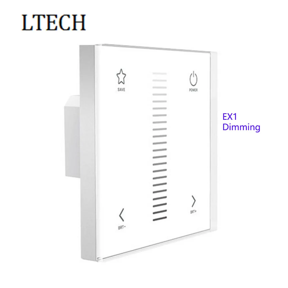 

LTECH EX1 EX1S EX2 EX3 EX4 EX4S LED Touch Panel Dimmer Controller 2.4GHz DMX512 Signal Synchronous Control For RGBW Led Strip