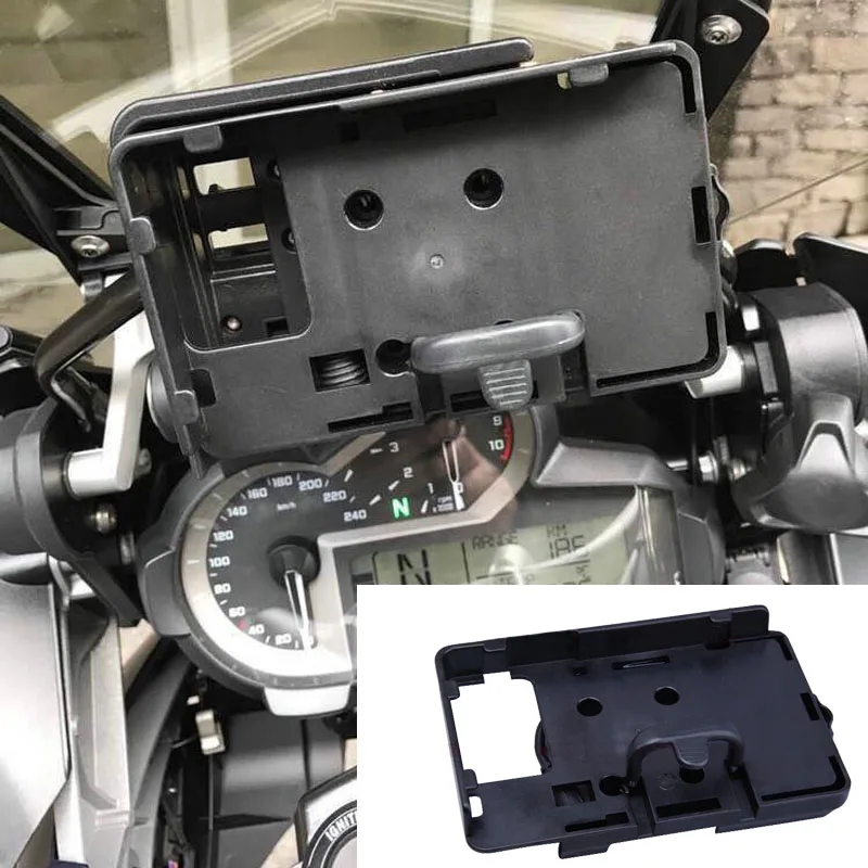 

For BMW R1200GS Mobile Phone Navigation Bracket ADV F700 800GS CRF1000L Africa Twin For Honda Motorcycle USB Charging 12MM Mount