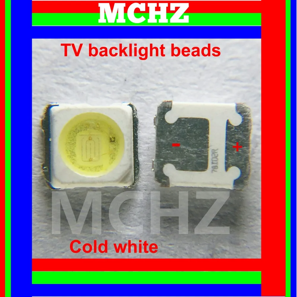 2000PCS Samsung 3228 2828 LED SMD TV Backlight 3V 1.5W 500ma LED Beads Cool White For Samsung SPBWH1320S1EVC1B1B Free Shipping