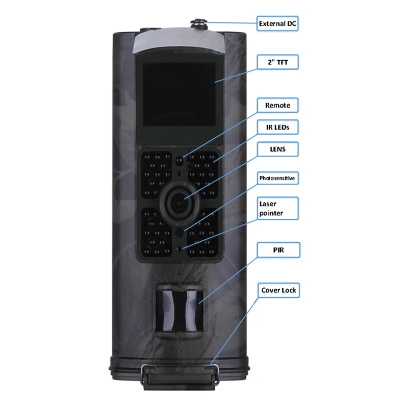 

Suntekcam Trail Hunting Camera 120 Degree Motion Wildlife Cameras HC700A Photo Traps Night Vision Video Surveillance