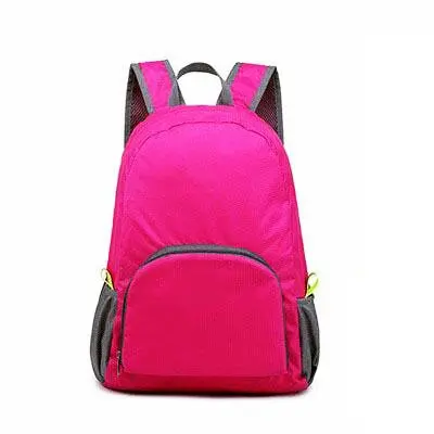 35L Большой Вместительный спортивный рюкзак для мужчин и женщин, нейлоновая водонепроницаемая сумка, сухая сумка, легкие кожаные дорожные сумки через плечо - Цвет: Pink