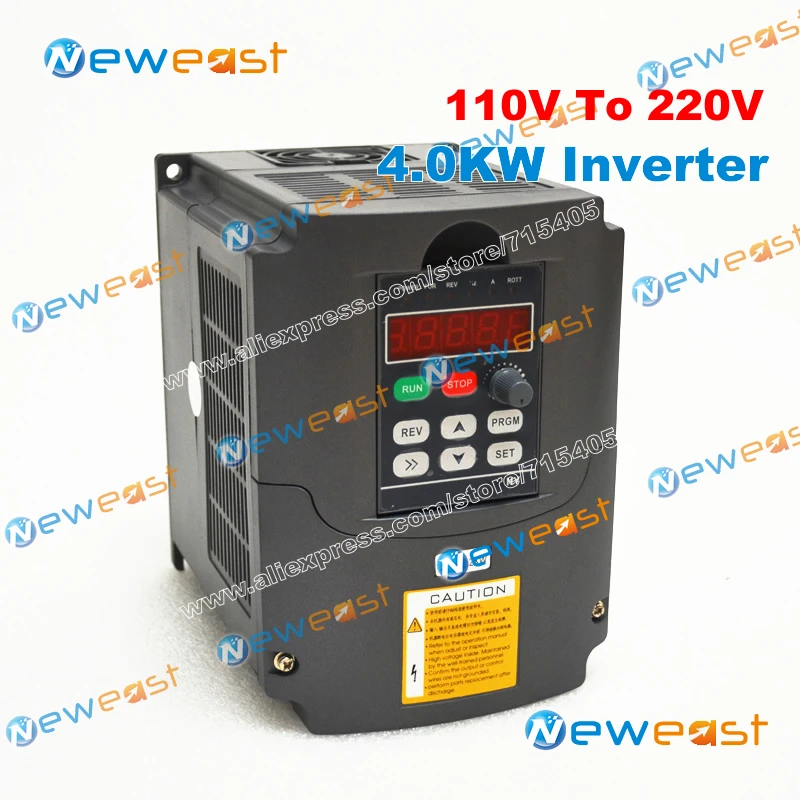

Raising the voltage Inverter input AC 110V to 220V 4KW Inverter 4000W VFD and Control Mode SPWM + Potentiometer Knob