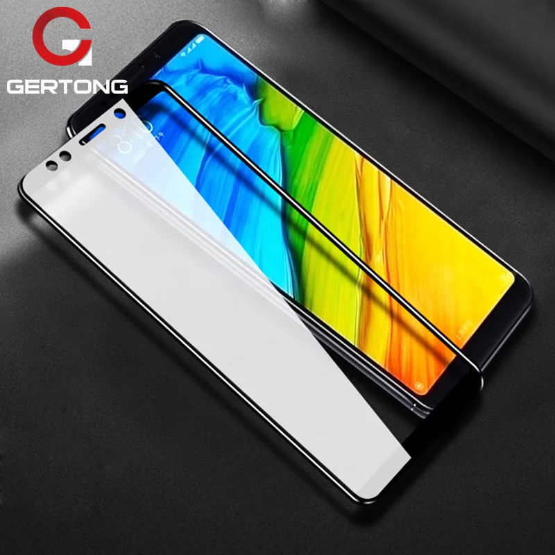 

GerTong 5D Full Screen Protector Tempered Glass For Xiaomi Redmi Note 4X 4 5 5A Pro Mi A1 Mi5X Mi6 Mi 6X Protective Film Up 4D