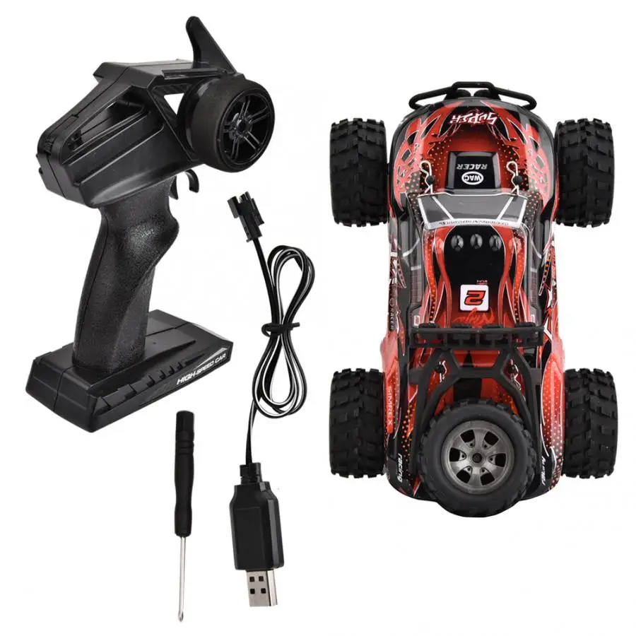 

Charge Remote Control Car Electric Toy Car MGRC 2.4GHz 1:18 Wireless Remote Control Four-Wheel -country Car Toy