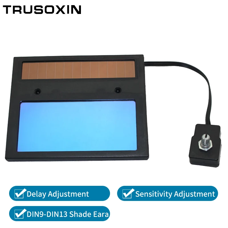 DIN9-DIN13 Solar Auto Darkening TIG MMA ZX7 MIG Welding Mask Welding Helmet Welder Cap Glasses