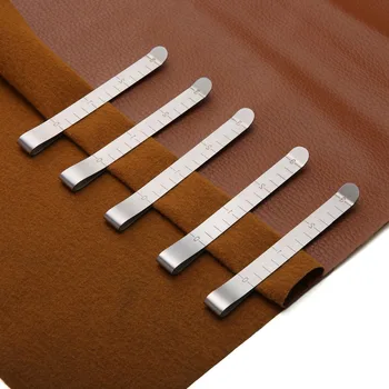 

20pcs Set 3 Inches Fabric Measurement Ruler Sewing Clips Fixed Mark DIY Sewing Curling Edge Clamp Clip Hemming Clips Bulk
