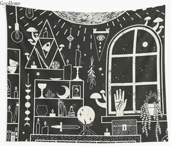 

Moon Altar Wall Tapestry Cover Beach Towel Throw Blanket Picnic Yoga Mat Home Decoration