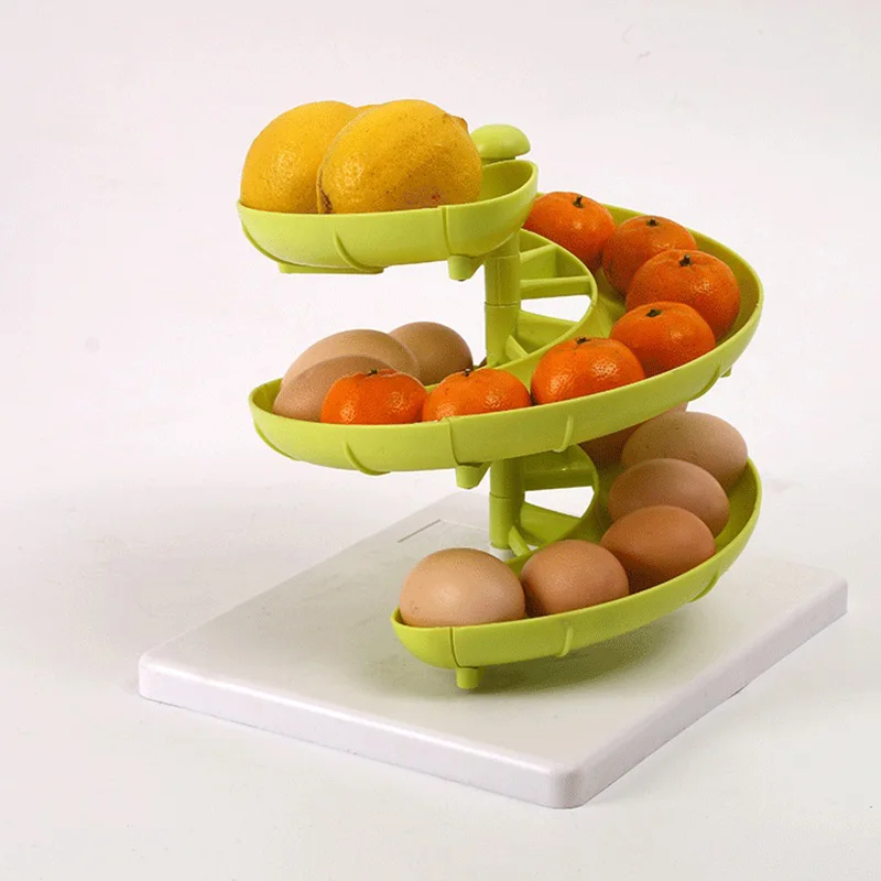 1 قطعة الإبداعية لوازم المطبخ البيض رفوف الفاكهة طعام خضروات تخزين رفوف متعددة الوظائف المنزل المطبخ بار تخزين أدوات KC1515
