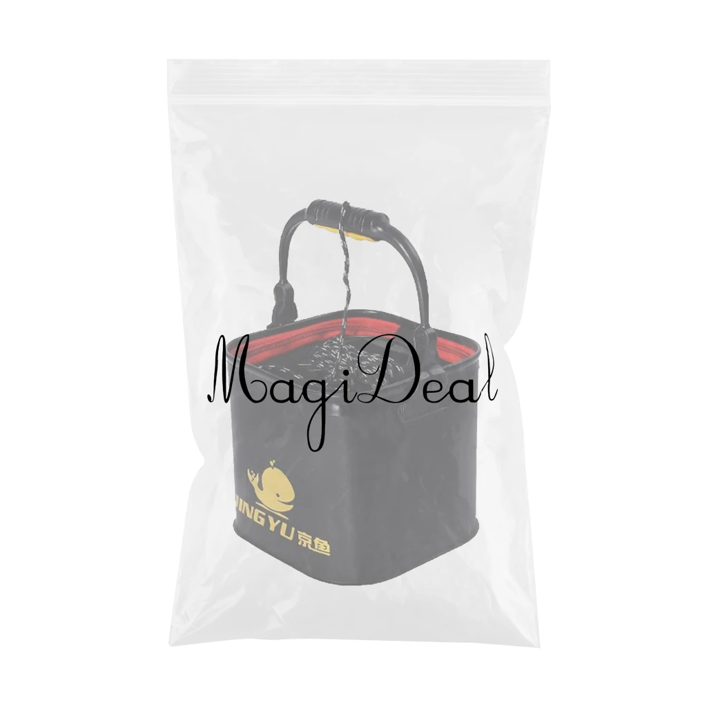 Outdoor Camping Fishing Folding Pail Collapsible Bucket Water Container Box Fishing Accessories Tackle