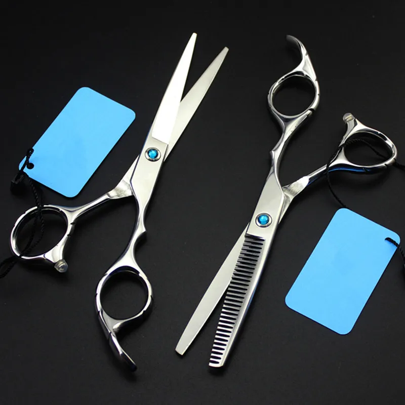 professional Japan 6 inch gem hair salon scissors cutting barber makas