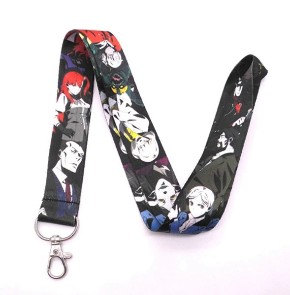 

10 pcs Japanese Anime The Seven Deadly Sins Neck Strap Lanyards Card Holders Bank Neck Strap Card Bus ID Holders Rope Key Chain