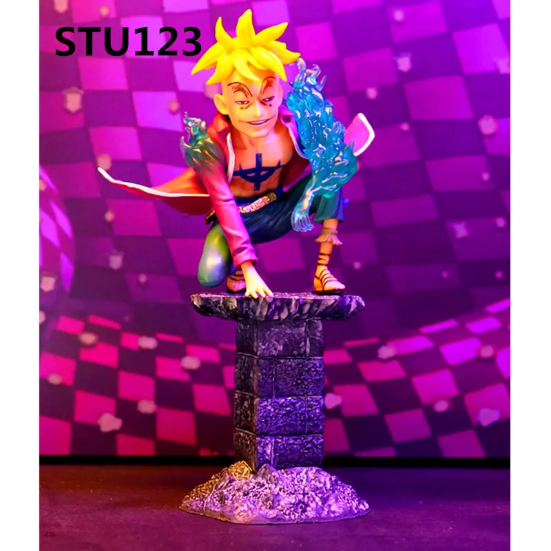 

7.48''ONE PIECE GK Modeling king Phoenix Marco Kneeling posture PVC Action Figure Collectible Model Toy Box 19cm N628