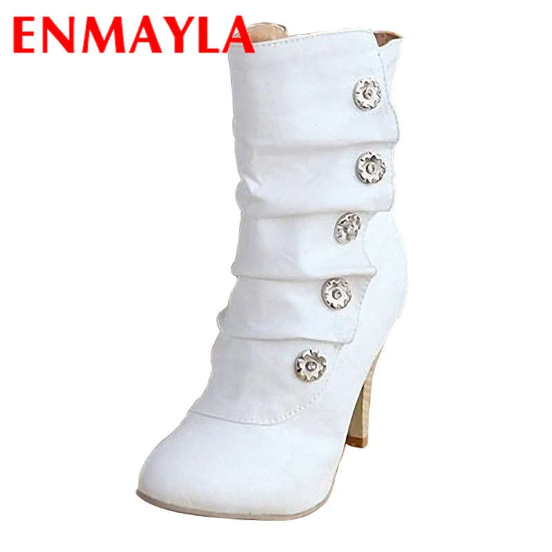 ENMAYLA Женская Обувь На Продажу Зимние Сапоги Новый Сексуальный Стиль Высокой